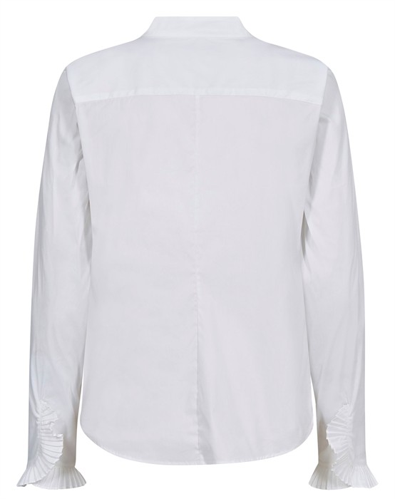 MMHassie Pleat Skjorte - White
